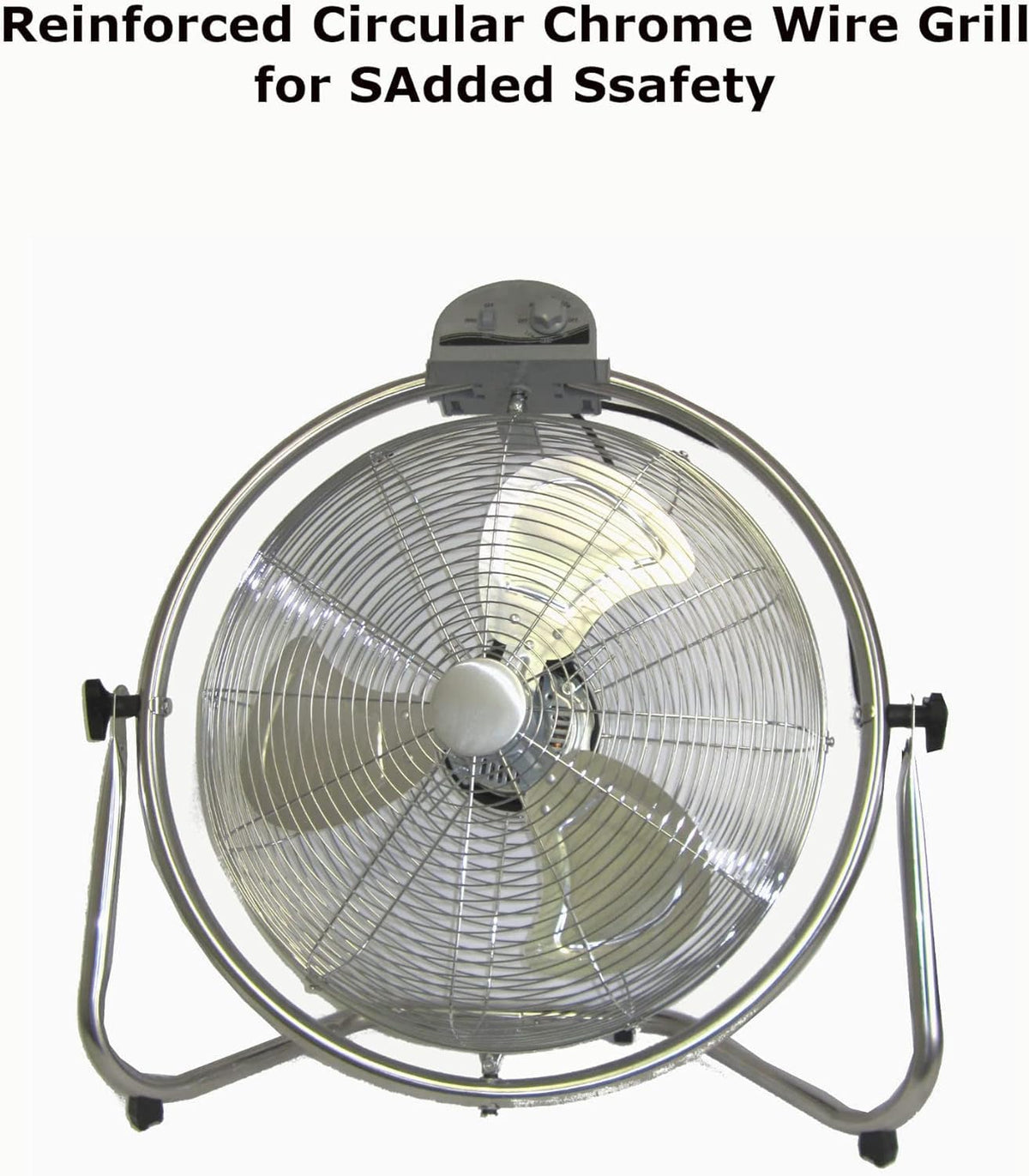 20 Inch 3 Speed Oscillating Floor Fan P423