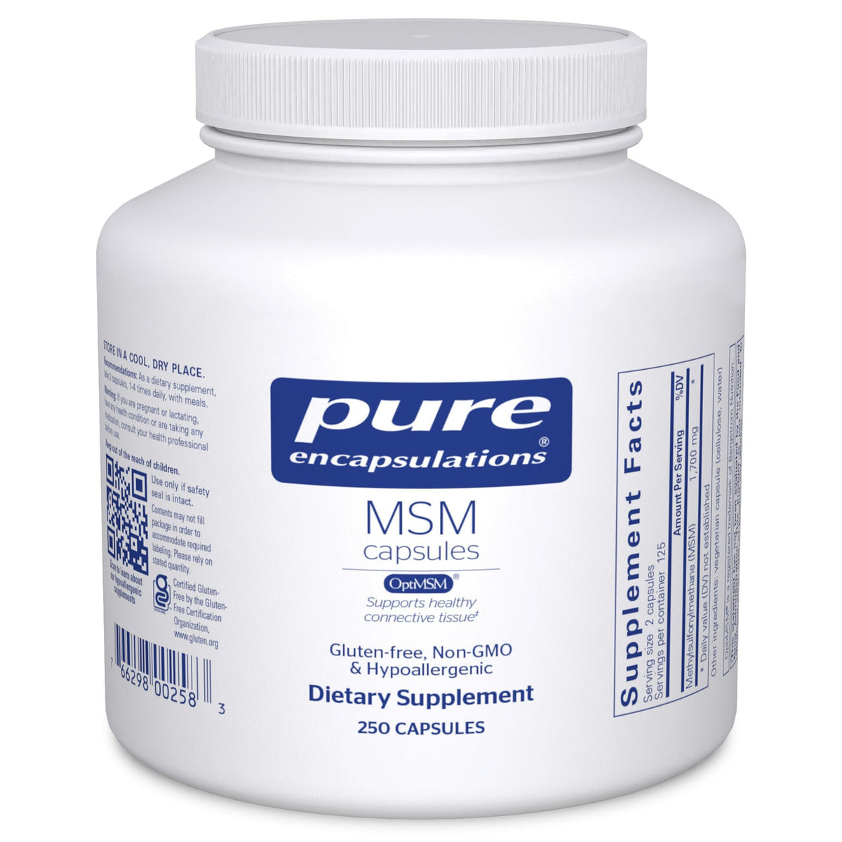 MSM Capsules, 250 Capsules L48077
