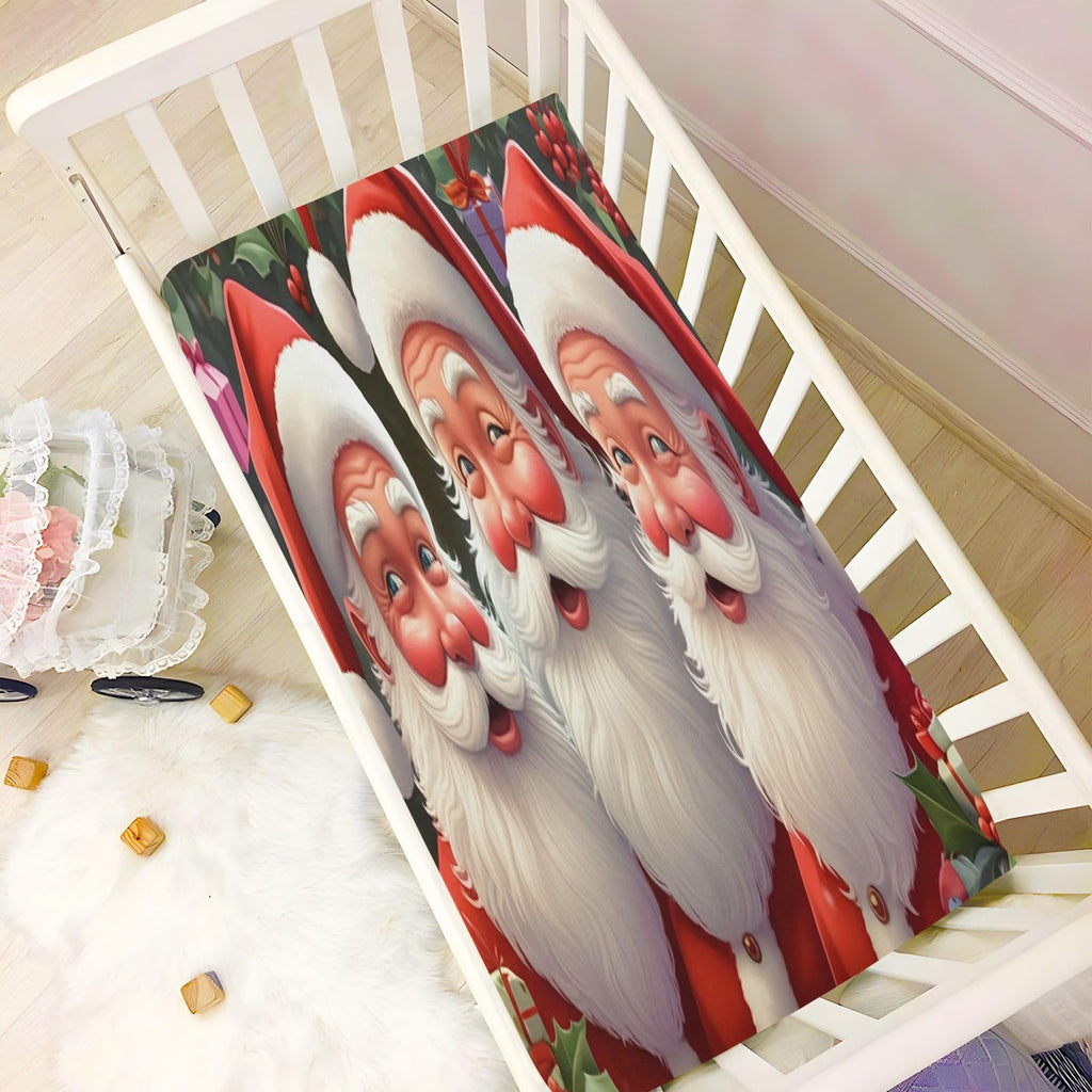 Santa Crib Sheet 52" x 28" V26744