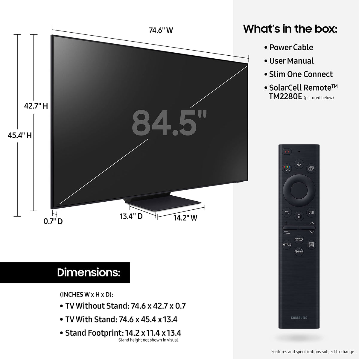 85-Inch Neo QLED 4K Smart TV W376