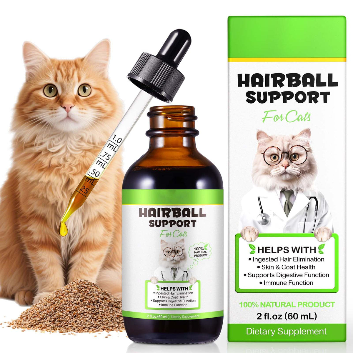 Cat Hairball Remedy Drops 2 fl oz U2182