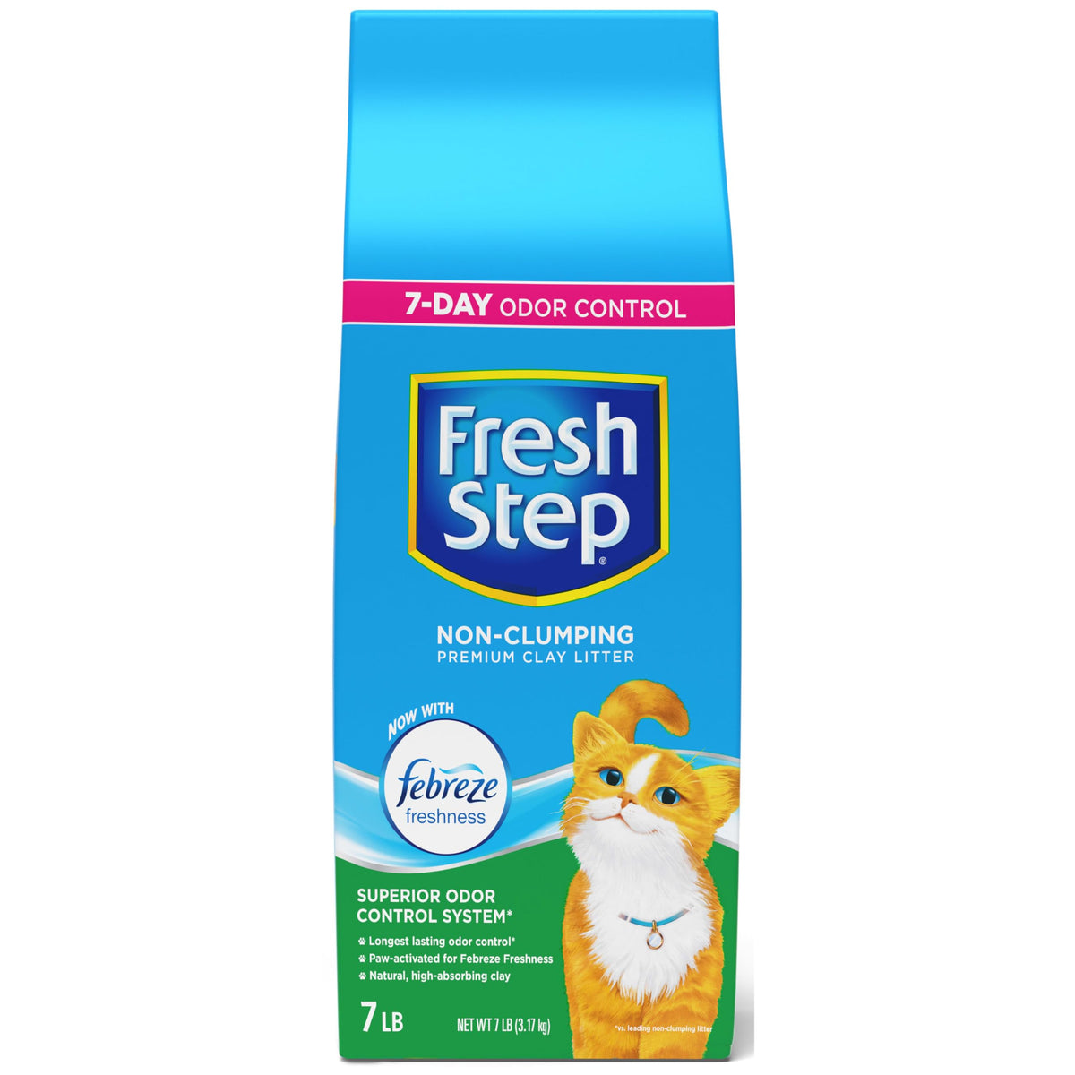 Non Clumping Cat Litter with Odor Control, 7 lb. Bag P9998