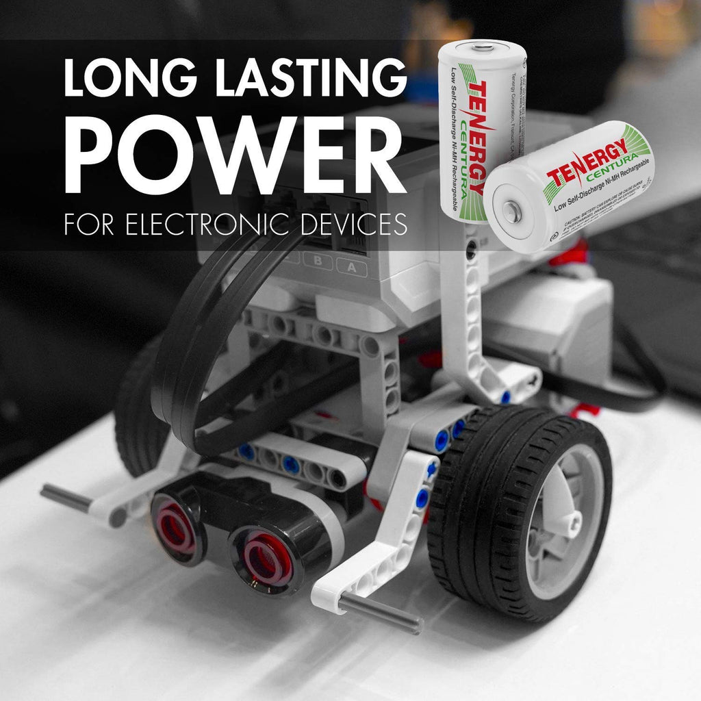 8 Pack NiMH Rechargeable C D Batteries R4025