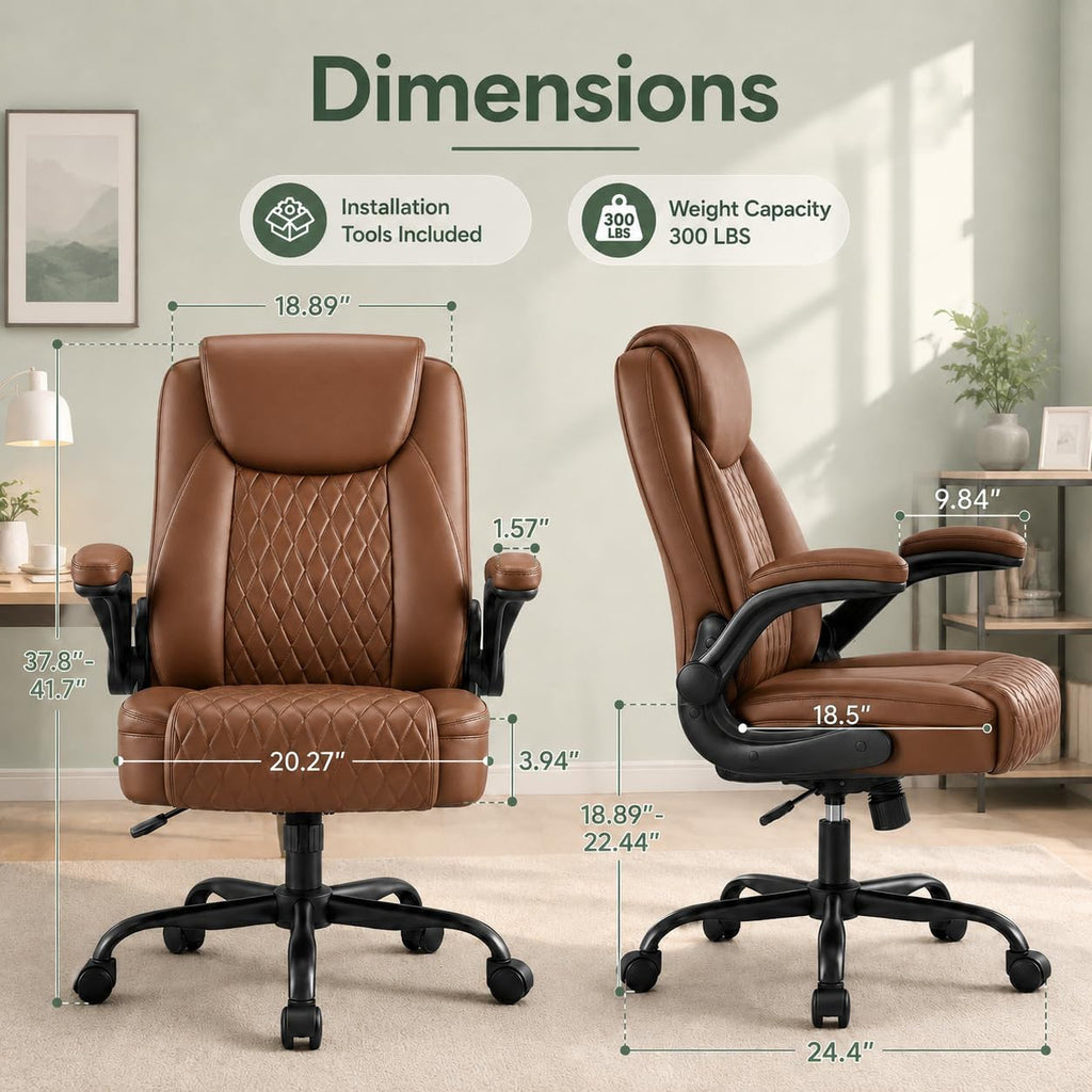 Camel Brown Home Office Chair L62489