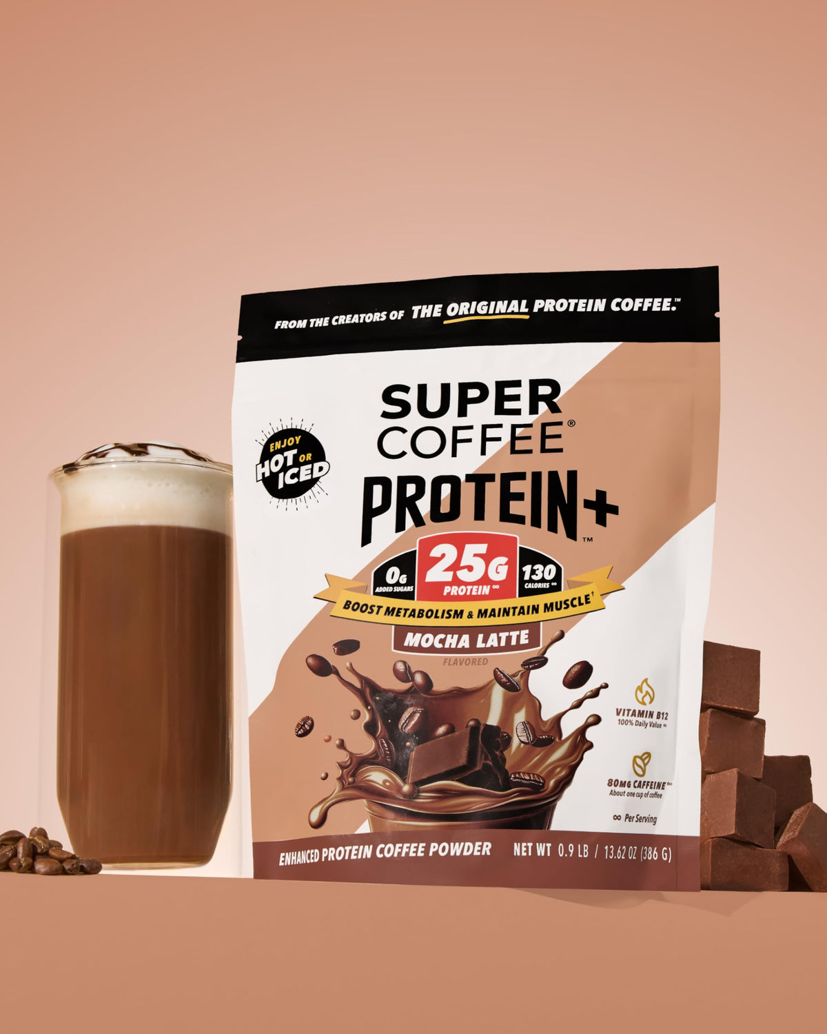Instant Coffee Mocha 25g Protein 14oz P347