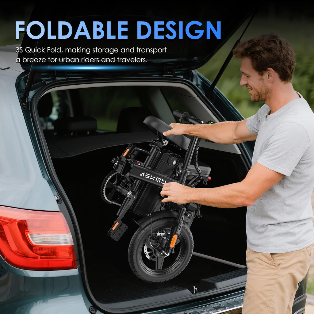 Foldable 14 Inch Electric Bike D53394