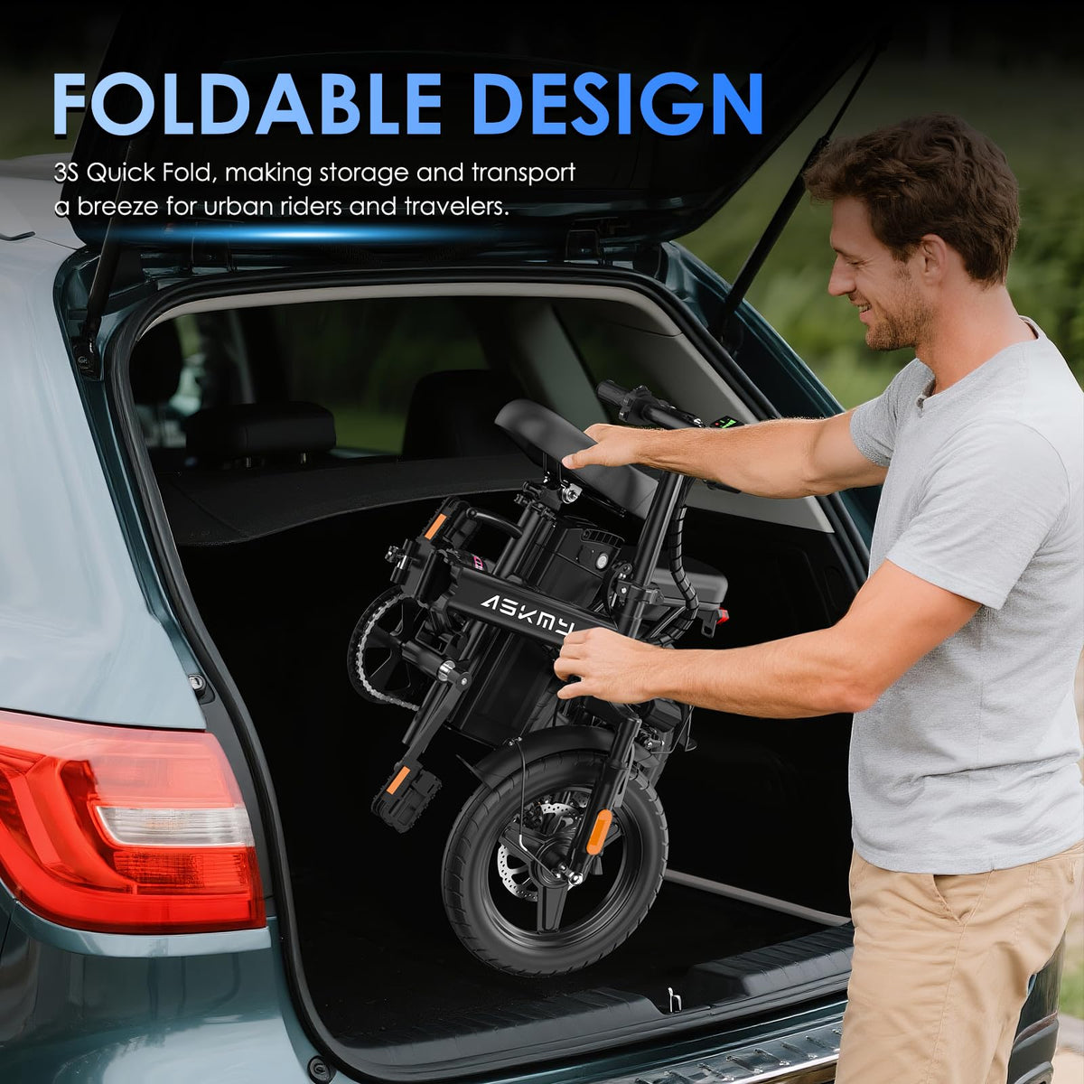 Foldable 14 Inch Electric Bike D53394