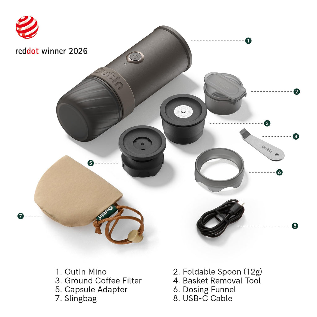 Portable Electric Espresso Machine with Self-Heating L27915