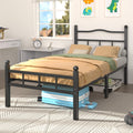 14 Inch Twin Bed Frame with Headboard and Footboard V5274