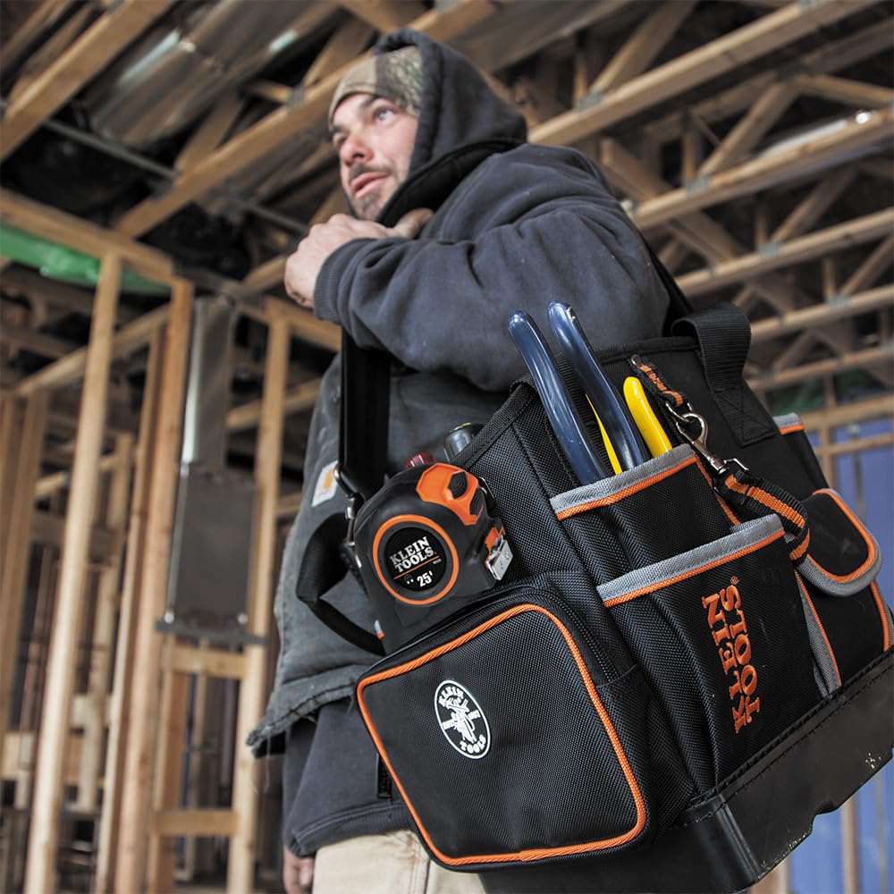 Tool Bag with Shoulder Strap and 40 Pockets F688334