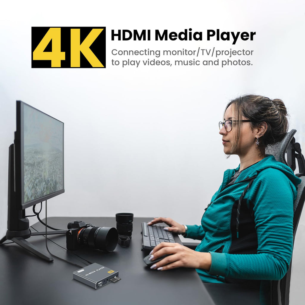 4K Full-HD Media Player with USB/SD Card Slot P184