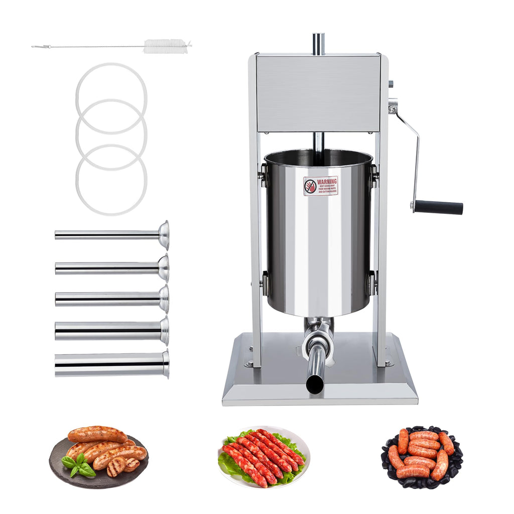 5L Stainless Steel Manual Sausage Stuffer L358