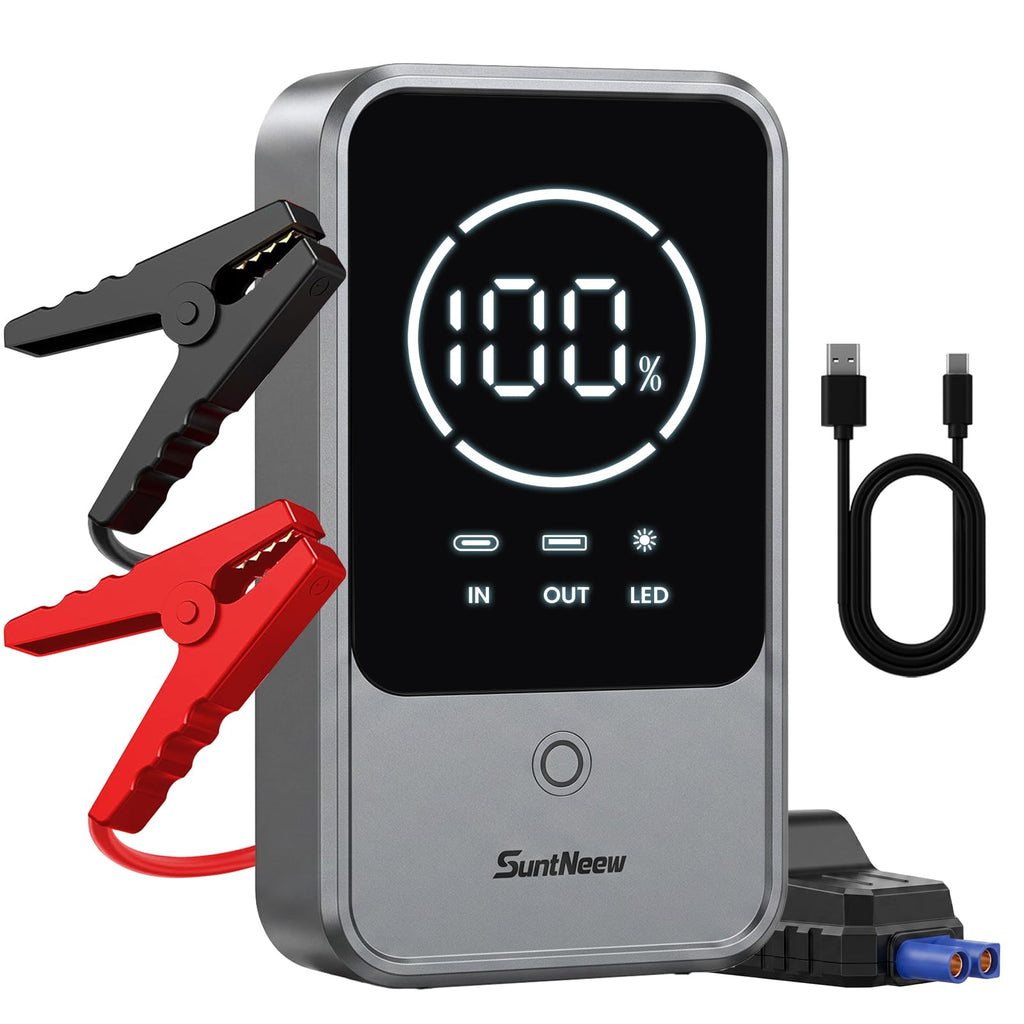 10000mAh 2000A 12V Jump Starter with LCD Display B932
