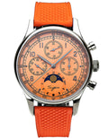 40mm Mechanical Chronograph Mens Wrist Watch D8952