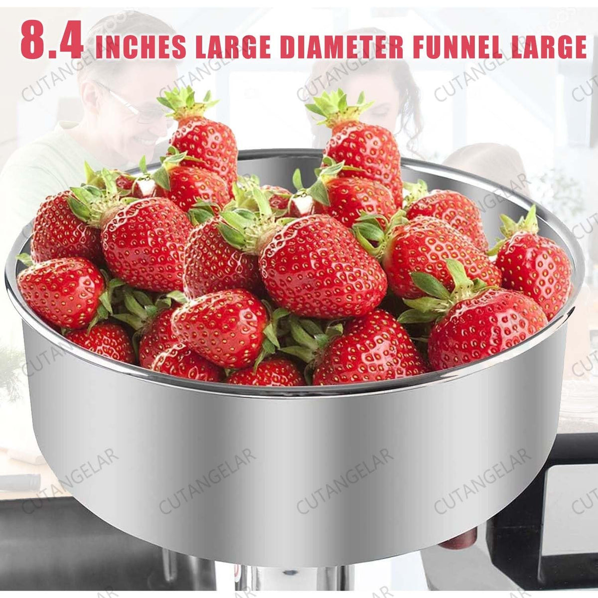 450W Automatic Stainless Steel Tomato Strainer K980189