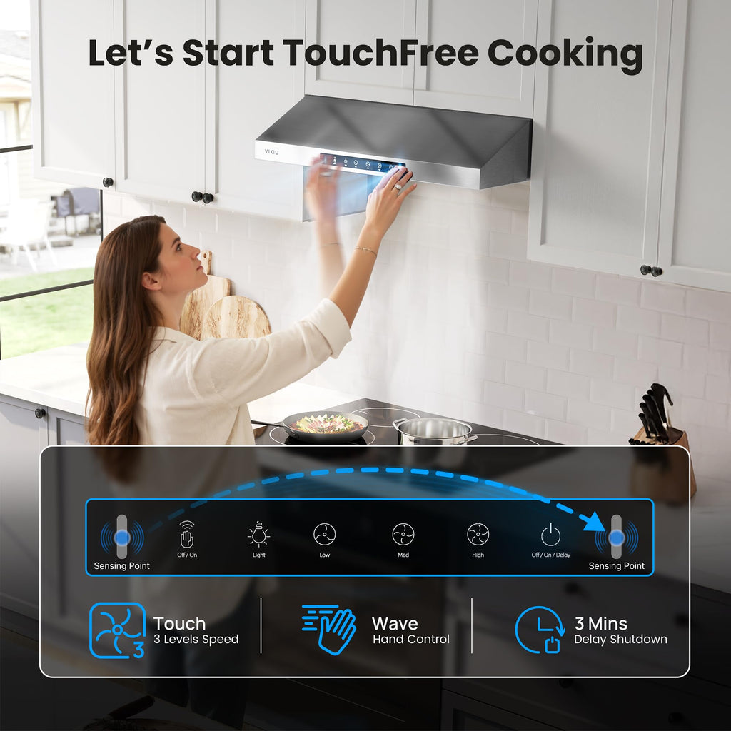 30 Inch Under Cabinet Range Hood 900 CFM Dual Motor Y5667