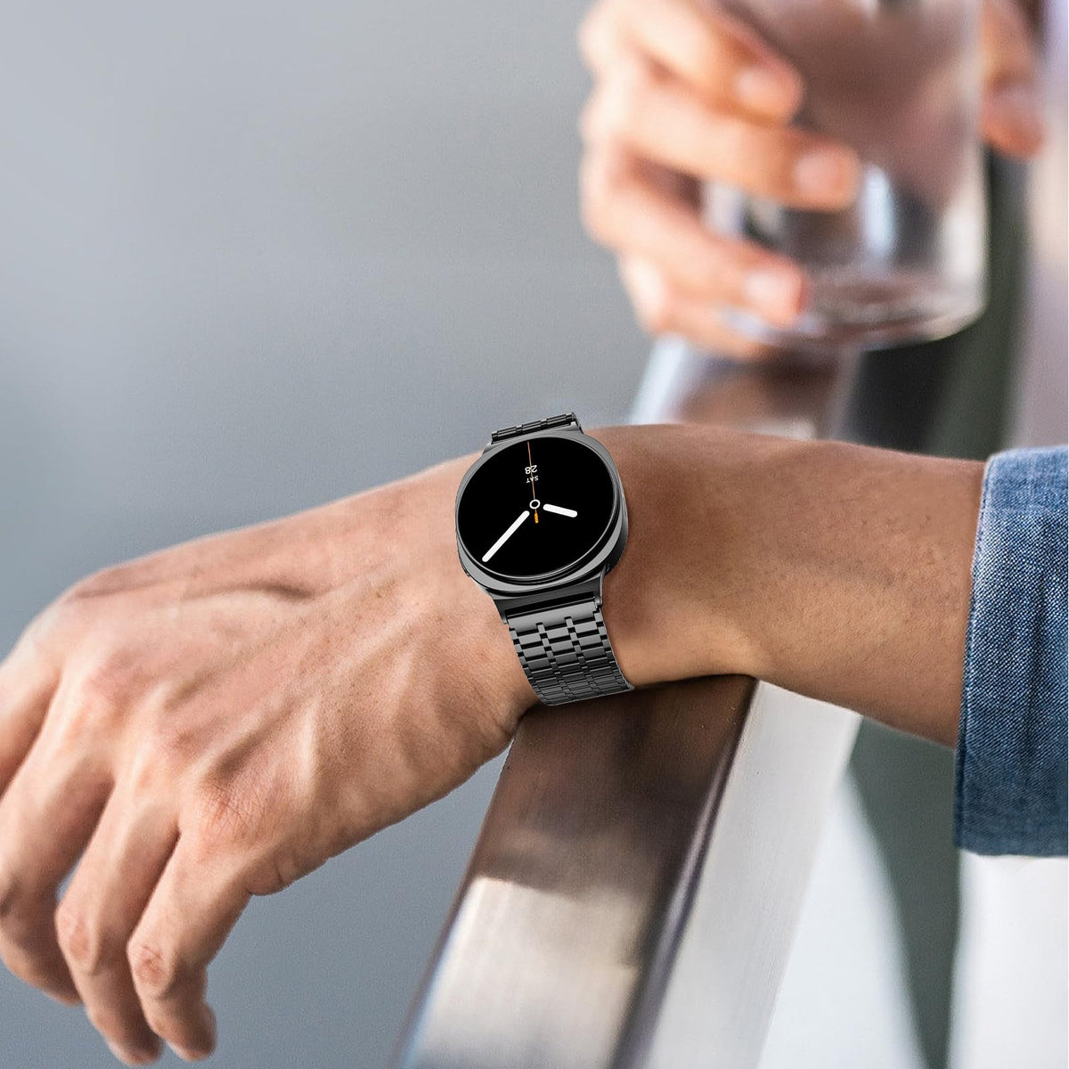 Magnetic Metal Band for Galaxy Watch 9 8 40mm 44mm/8 Classic 46mm M76580