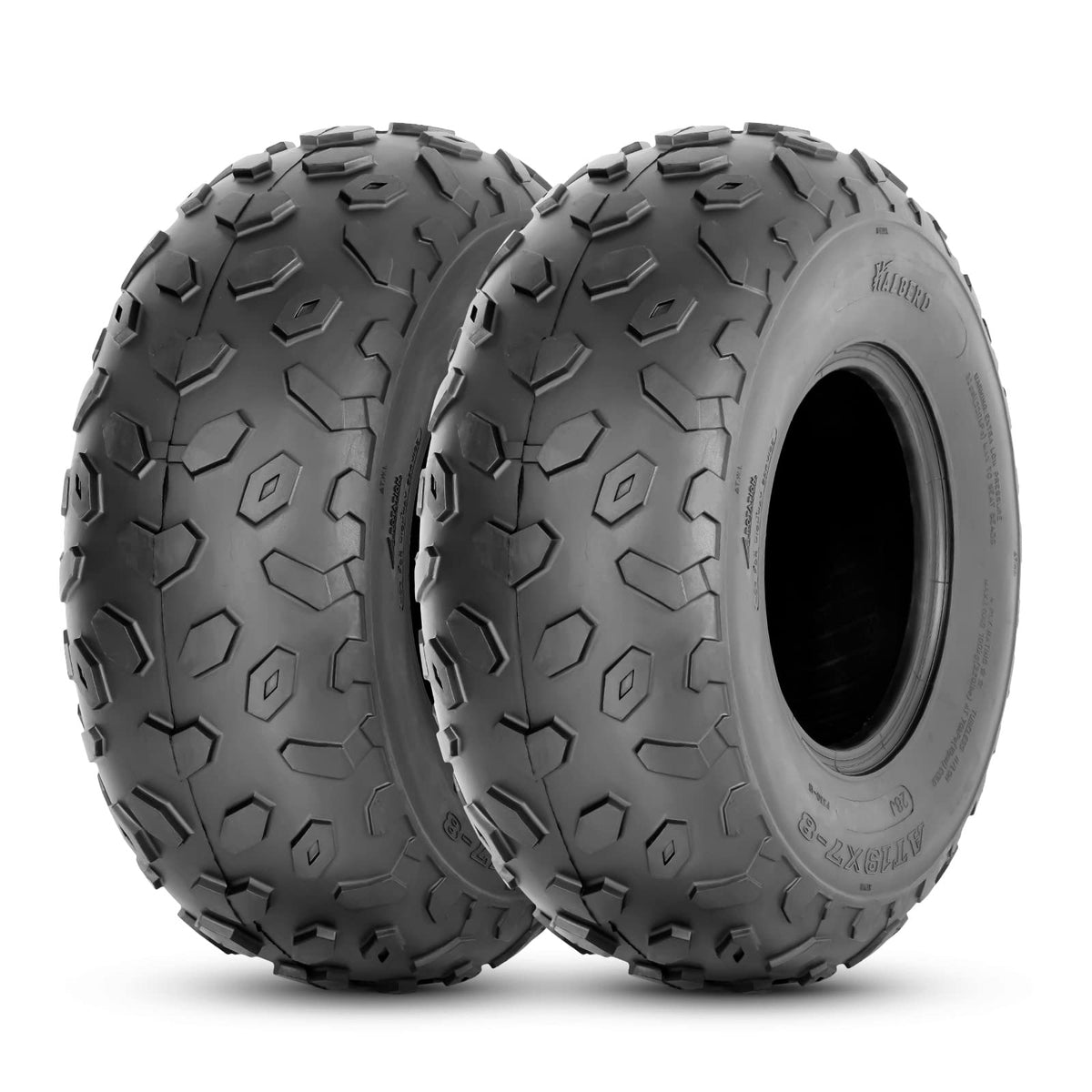 19x7-8 ATV UTV Tires Set of 2 Tubeless E36764