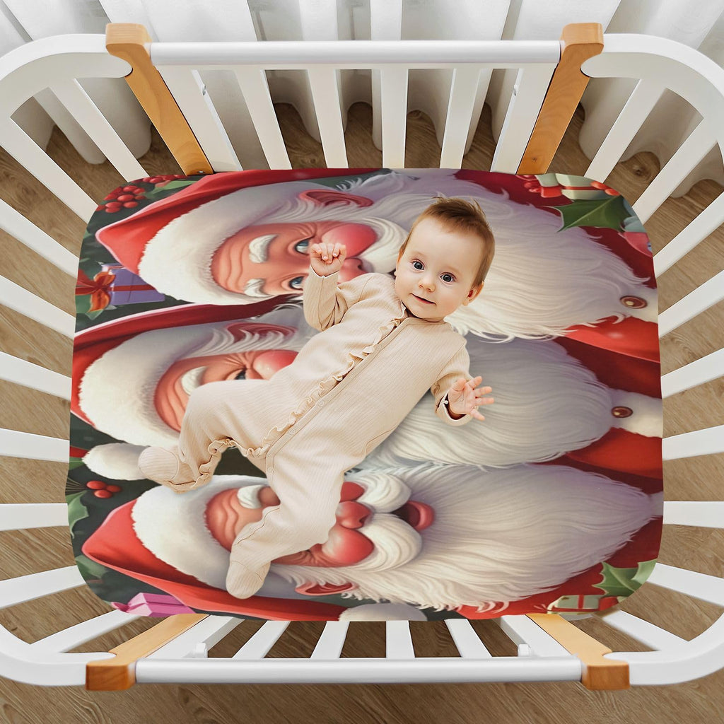 Santa Crib Sheet 52" x 28" V26744