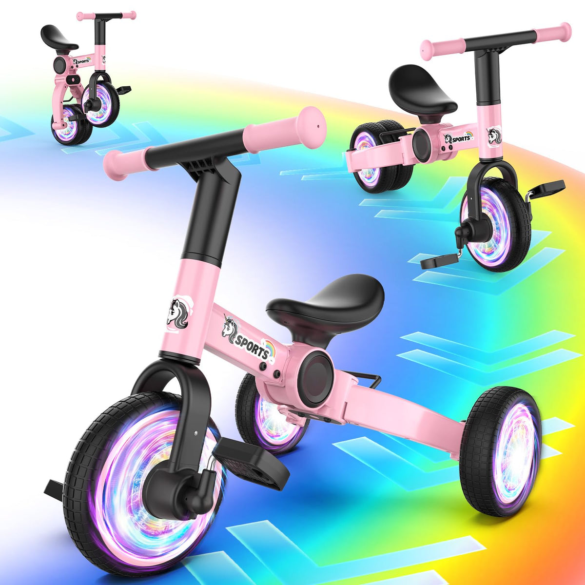 3 in 1 Toddler Balance Bike with Removable Pedals Z10457