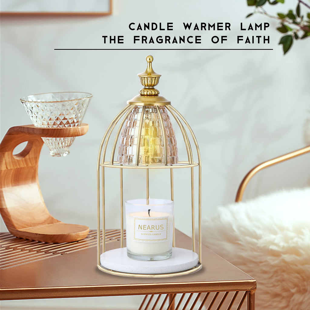 Candle Warmer Lamp with Marble Base and Timer R262478