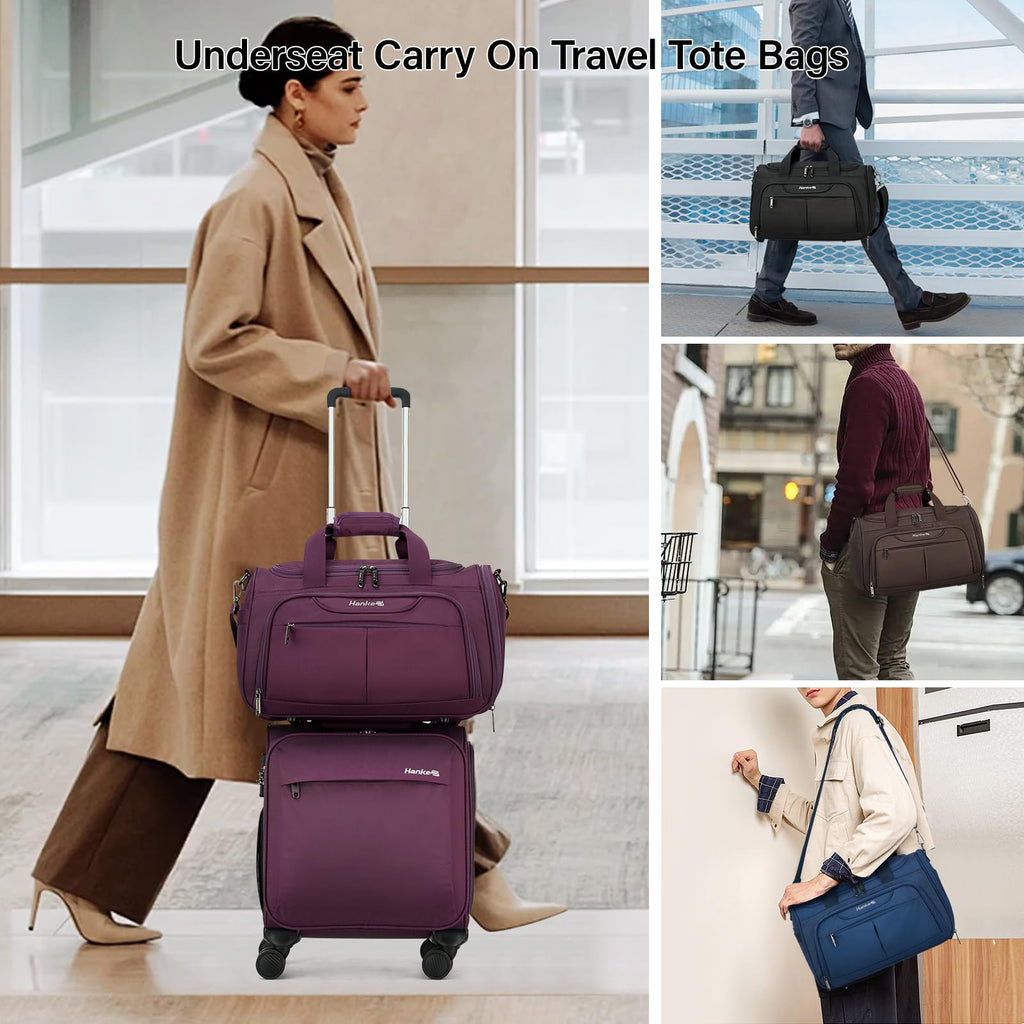 Black Lightweight Water Resistant Foldable Travel Duffel Bag M1672