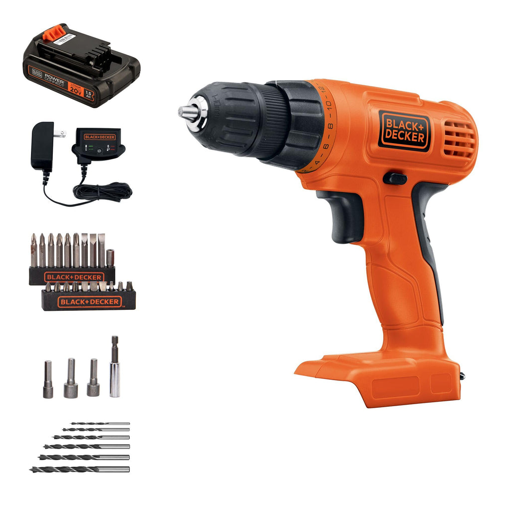 20V MAX Cordless Drill Driver with 30 Piece Bit Set Y1239