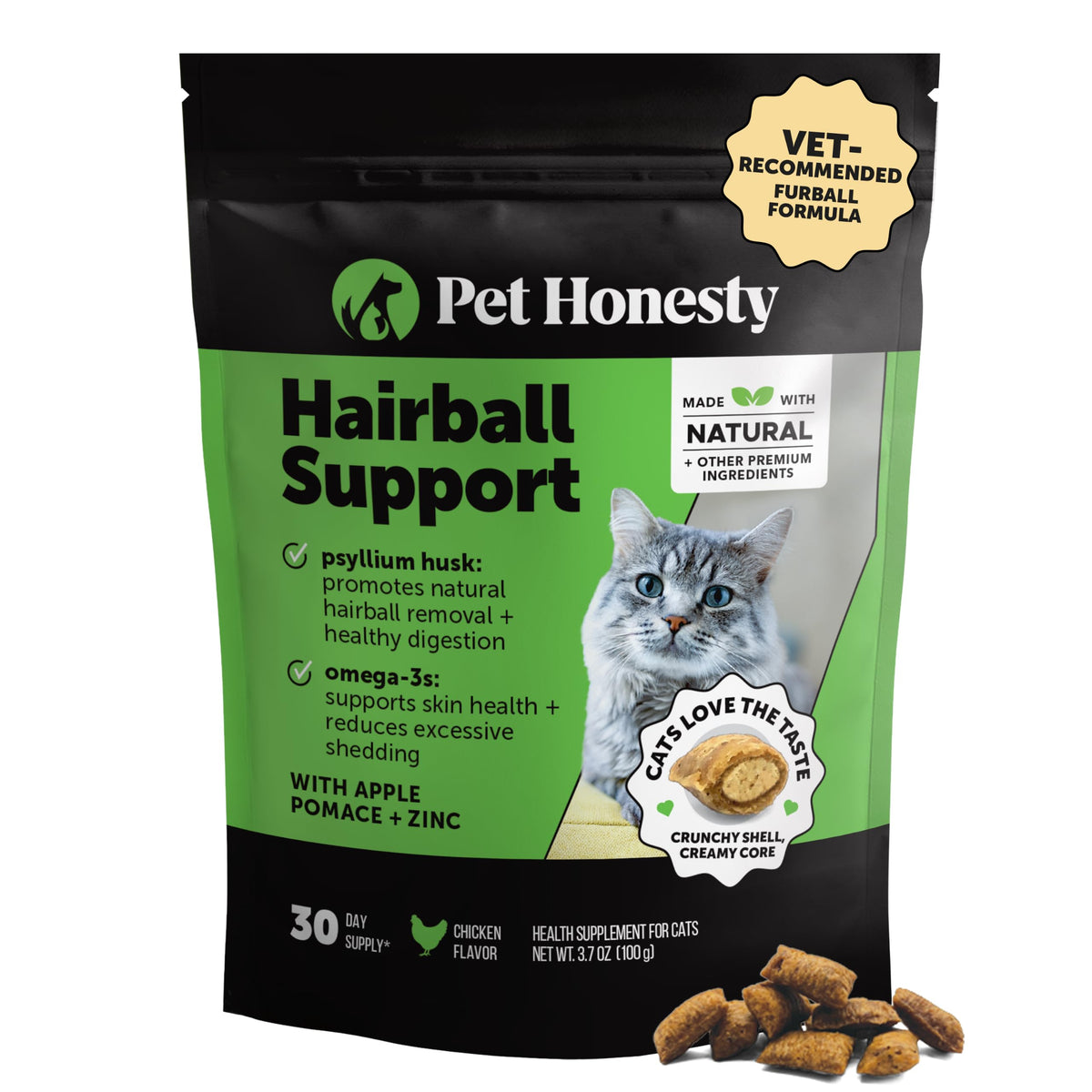 Chicken Cat Hairball Remedy Chews K67048