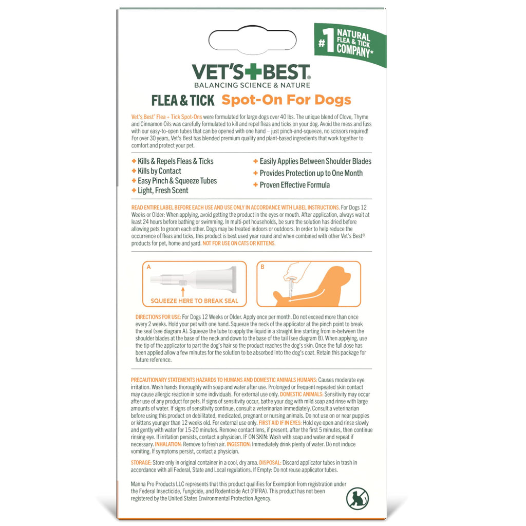 Flea & Tick Drops for Large Dogs C38303