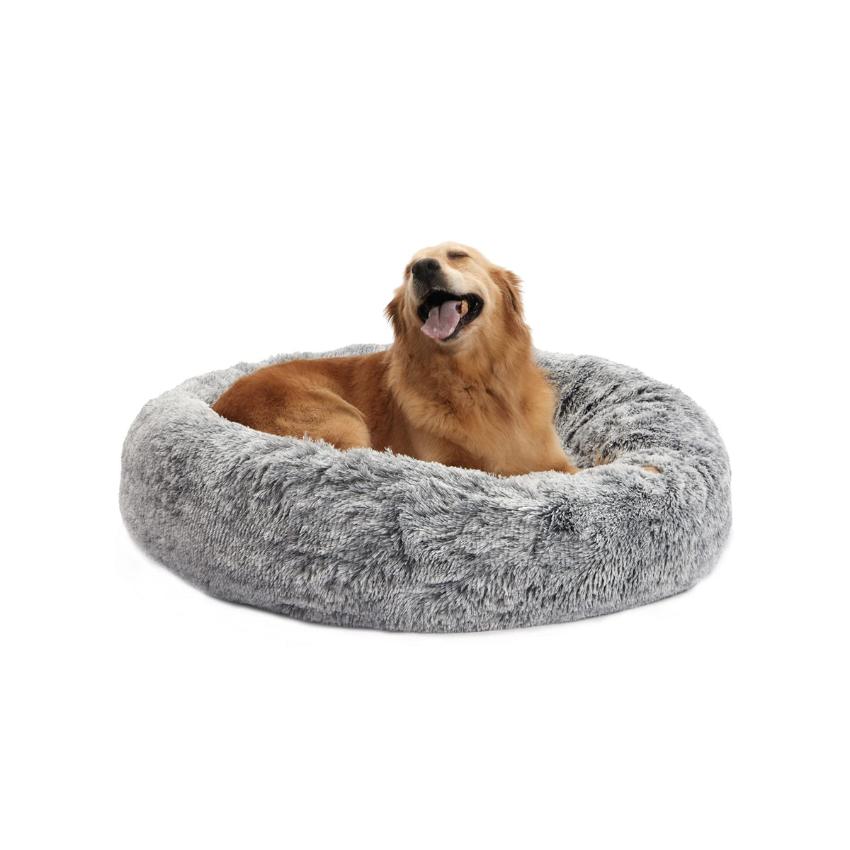 Dark Grey 36" Round Dog Bed X75707