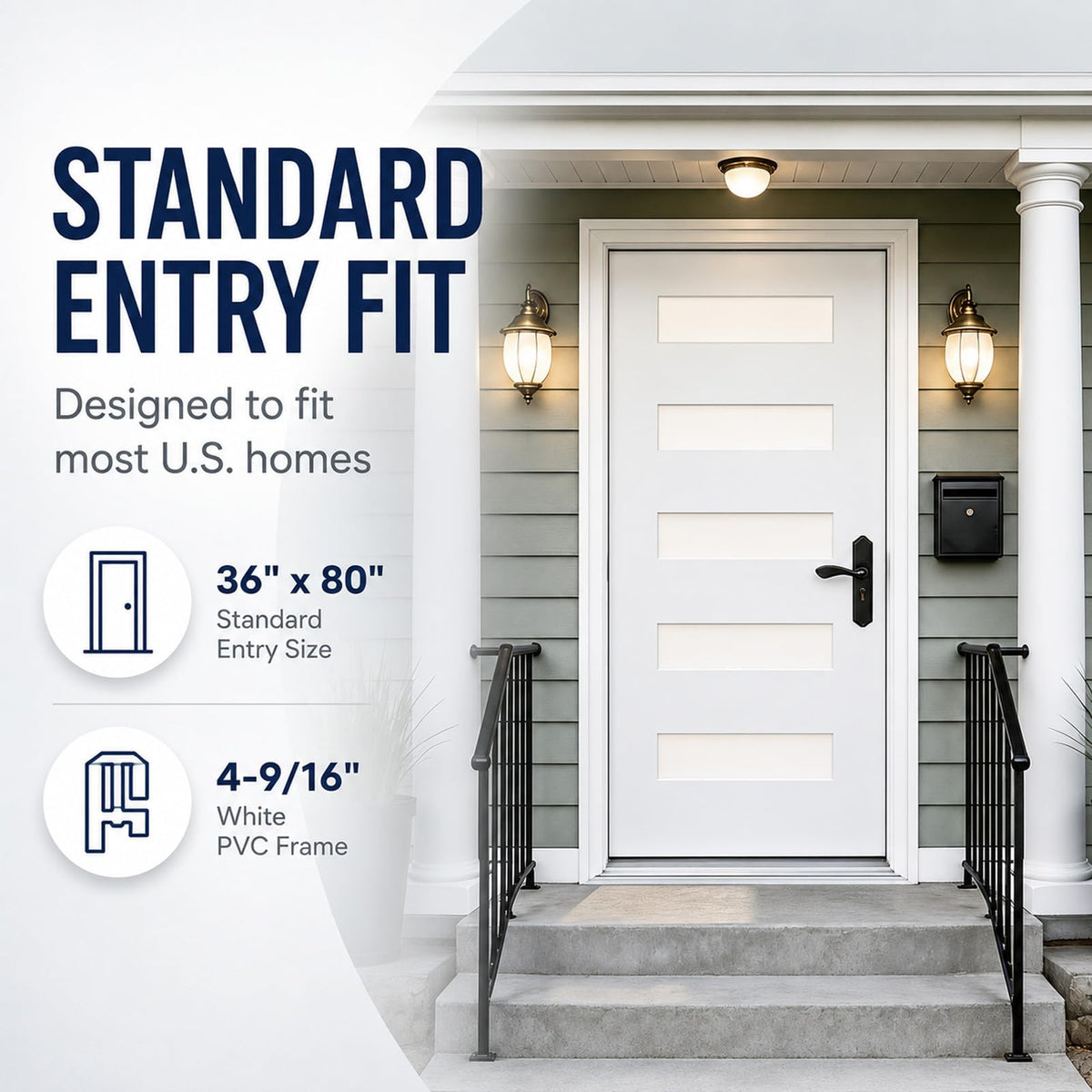 36"x80" Fiberglass Entry Door T31952