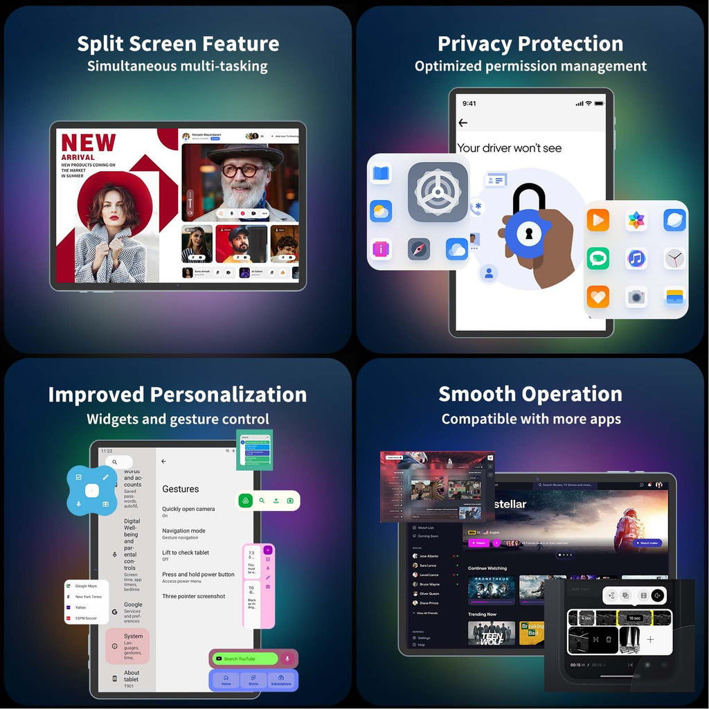Android 10 inch Tablet with Keyboard T26182