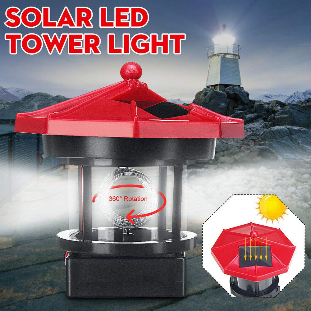 Solar Powered LED Rotating Waterproof Outdoor Decorative Light P6968
