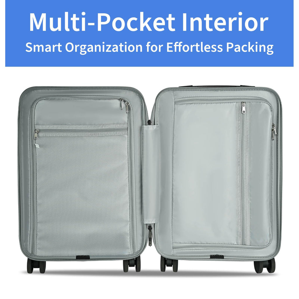 20 inch Hardshell PC Carry on Luggage with Wheels O795124