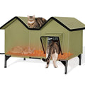 Weatherproof Outdoor Heated Cat House D7898