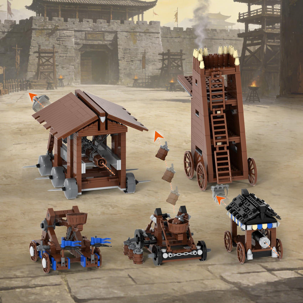 Medieval Castle Battle Building Block Set Q476