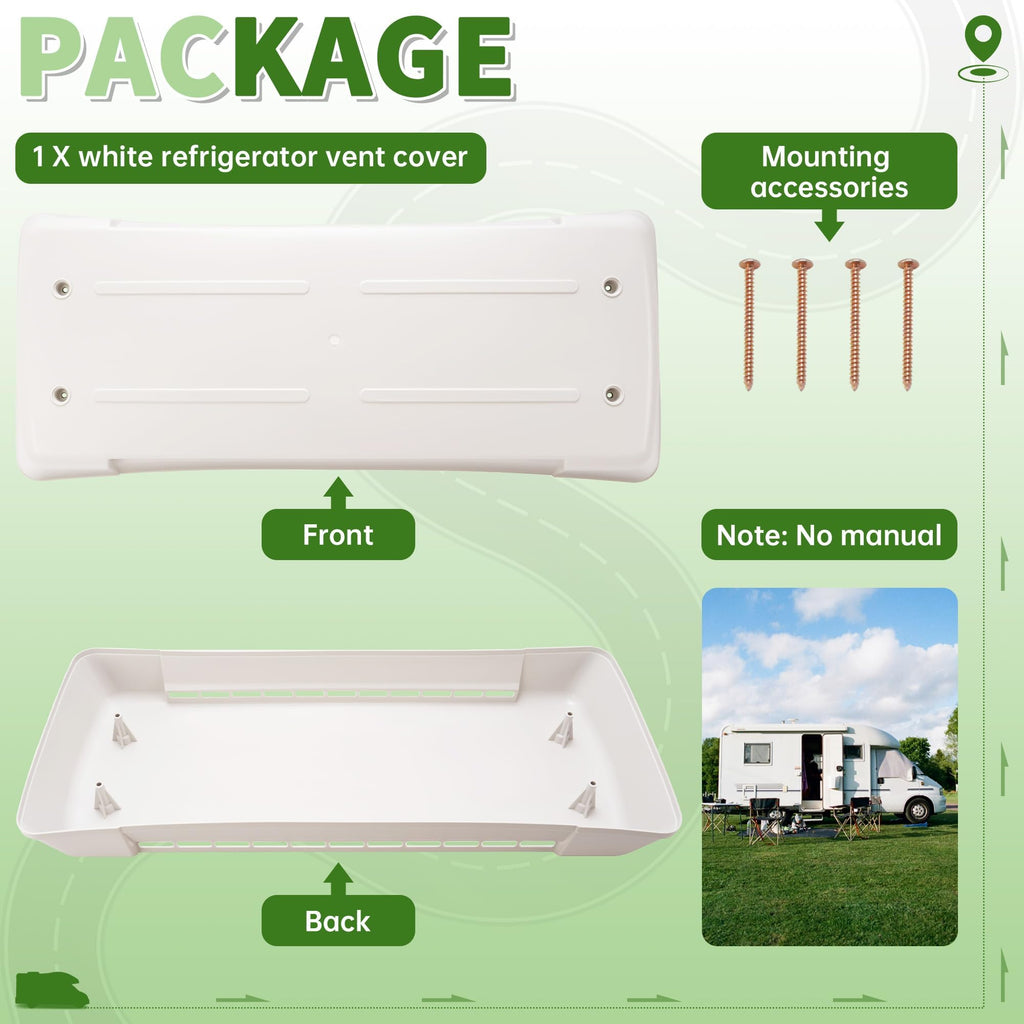 RV Refrigerator Vent Cover Y720
