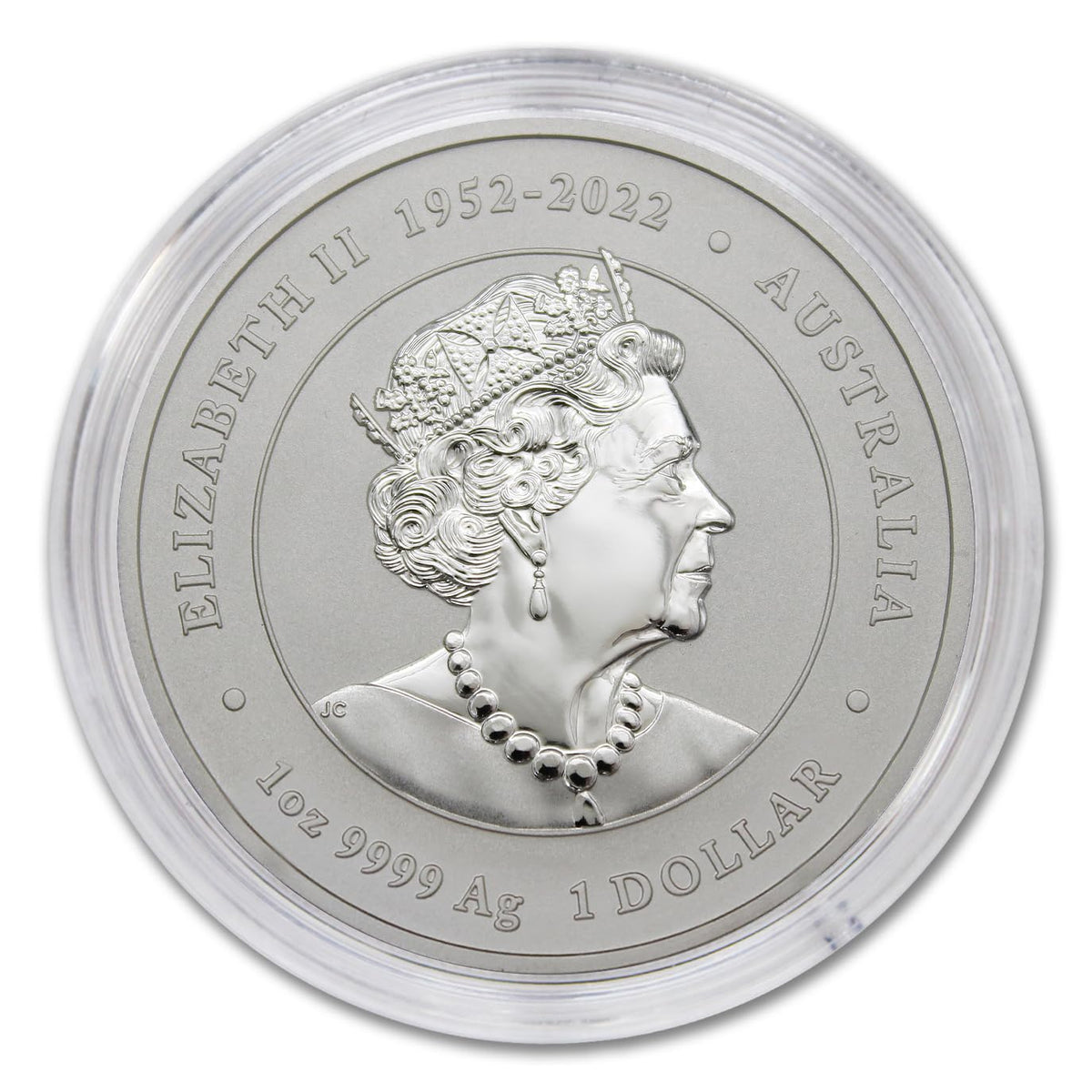 1 oz Australian Silver Year of the Dragon Coin Y36225