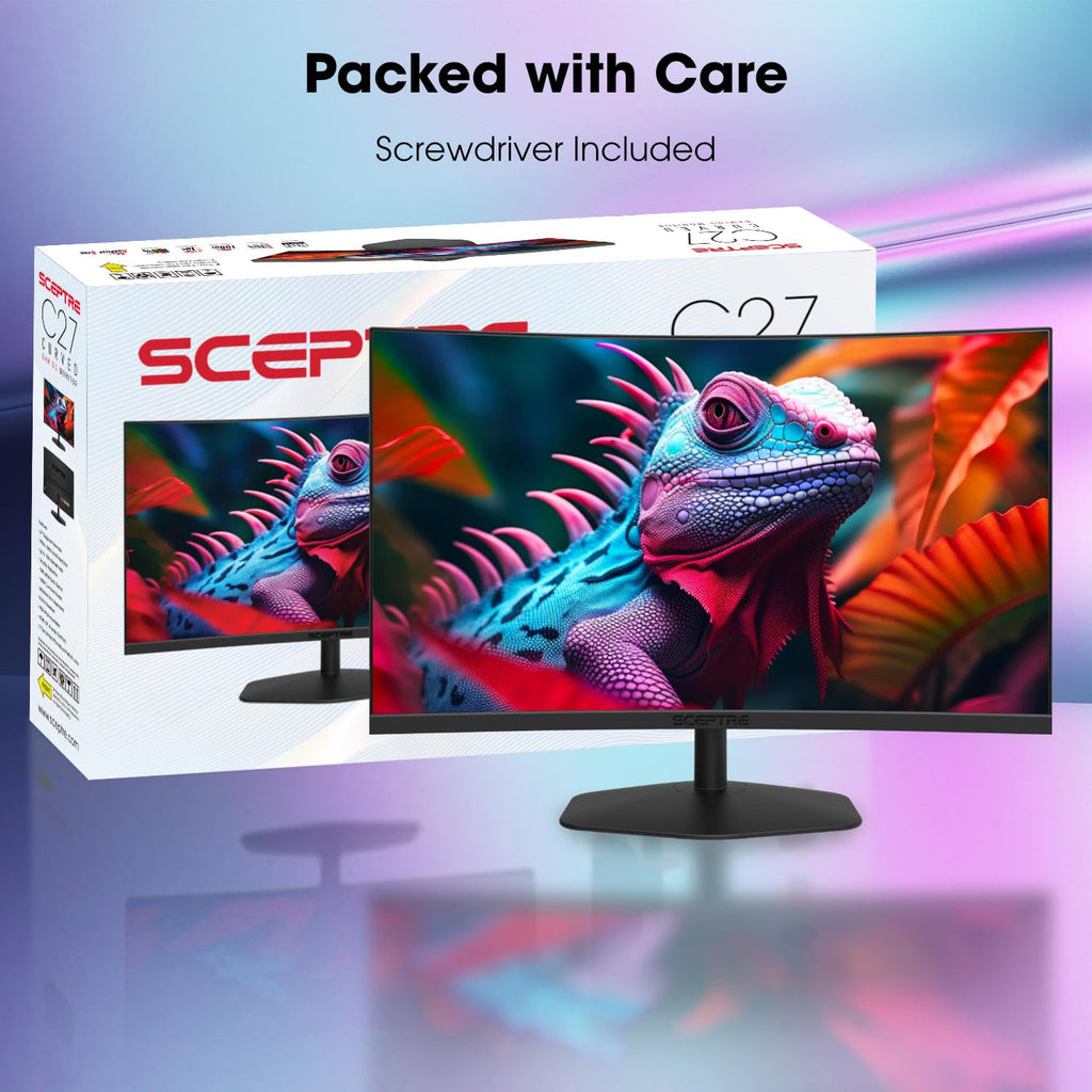 Curved 27-inch Gaming Monitor 1500R 100Hz HDMI DisplayPort 1ms R60736