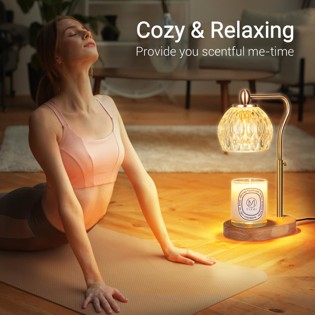Candle Warmer Lamp with Timer & Dimmer Height Adjustable G635