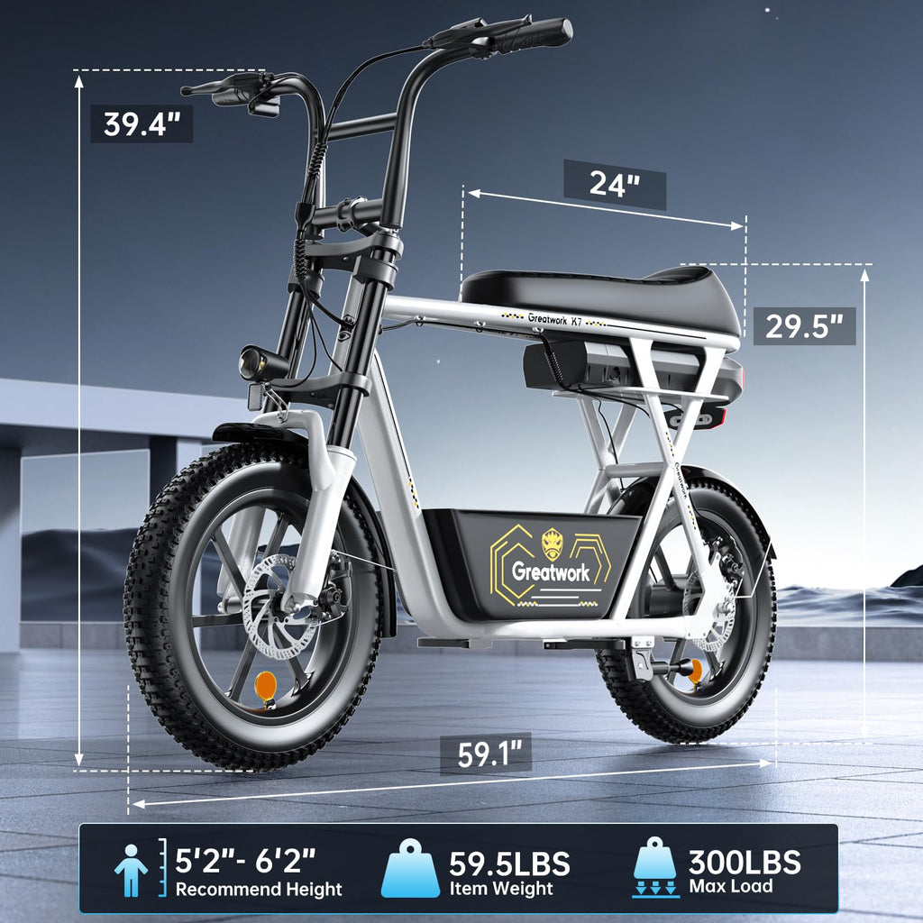 1500W Electric Scooter with Seat P420777