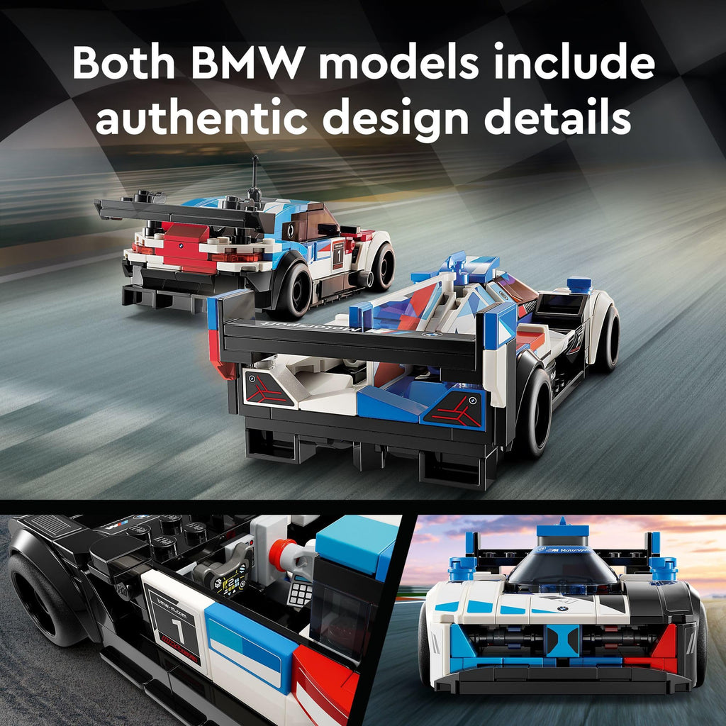Buildable Race Car Toy Set with 2 Models and 2 Minifigures I1164