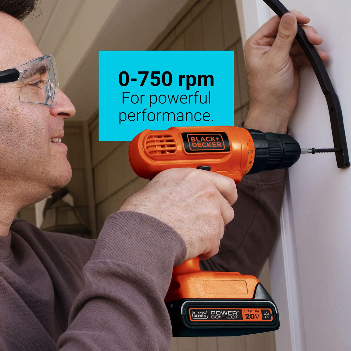 20V MAX Cordless Drill Driver with 30 Piece Bit Set Y1239