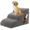3-Steps Dog Stairs Ramp with Non-Slip Waterproof Fabric Cover J356
