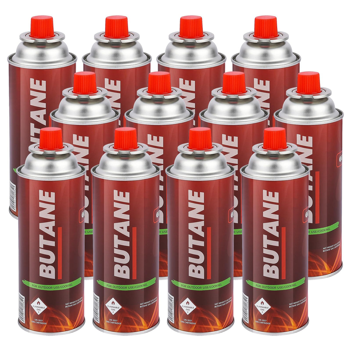 Butane Fuel Canisters 12 Pack L385