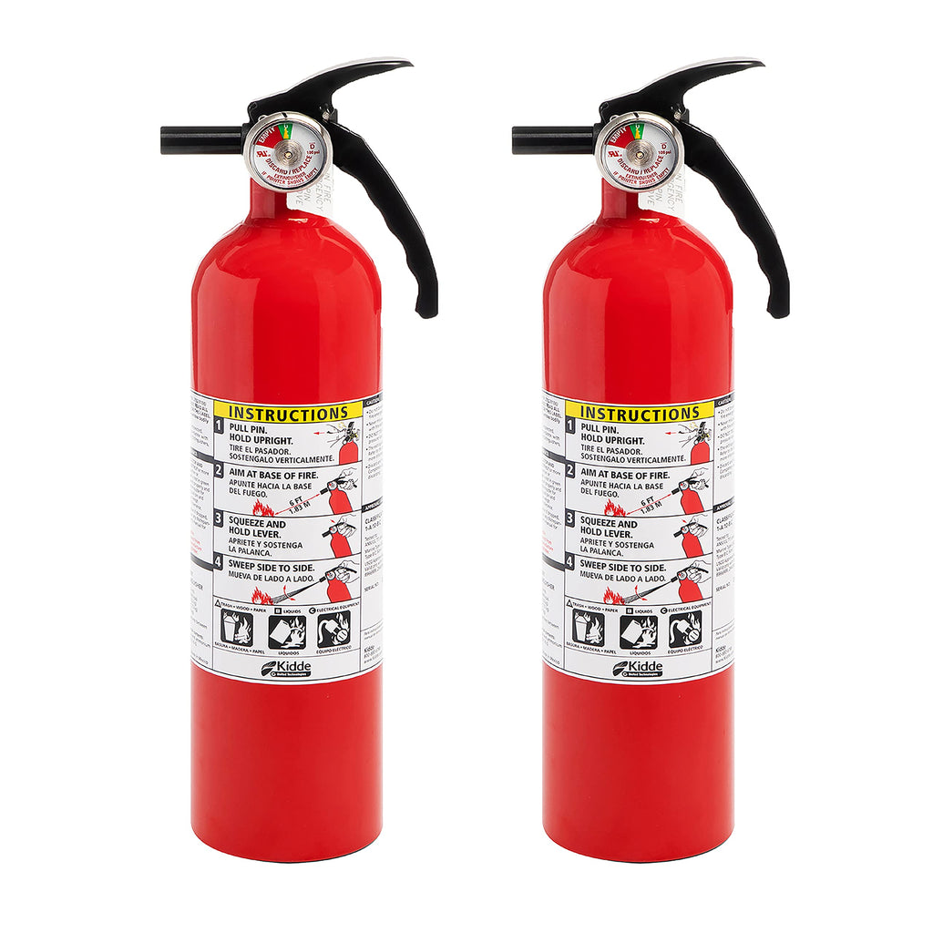 Red 2 Pack Dry Chemical Fire Extinguisher M938884