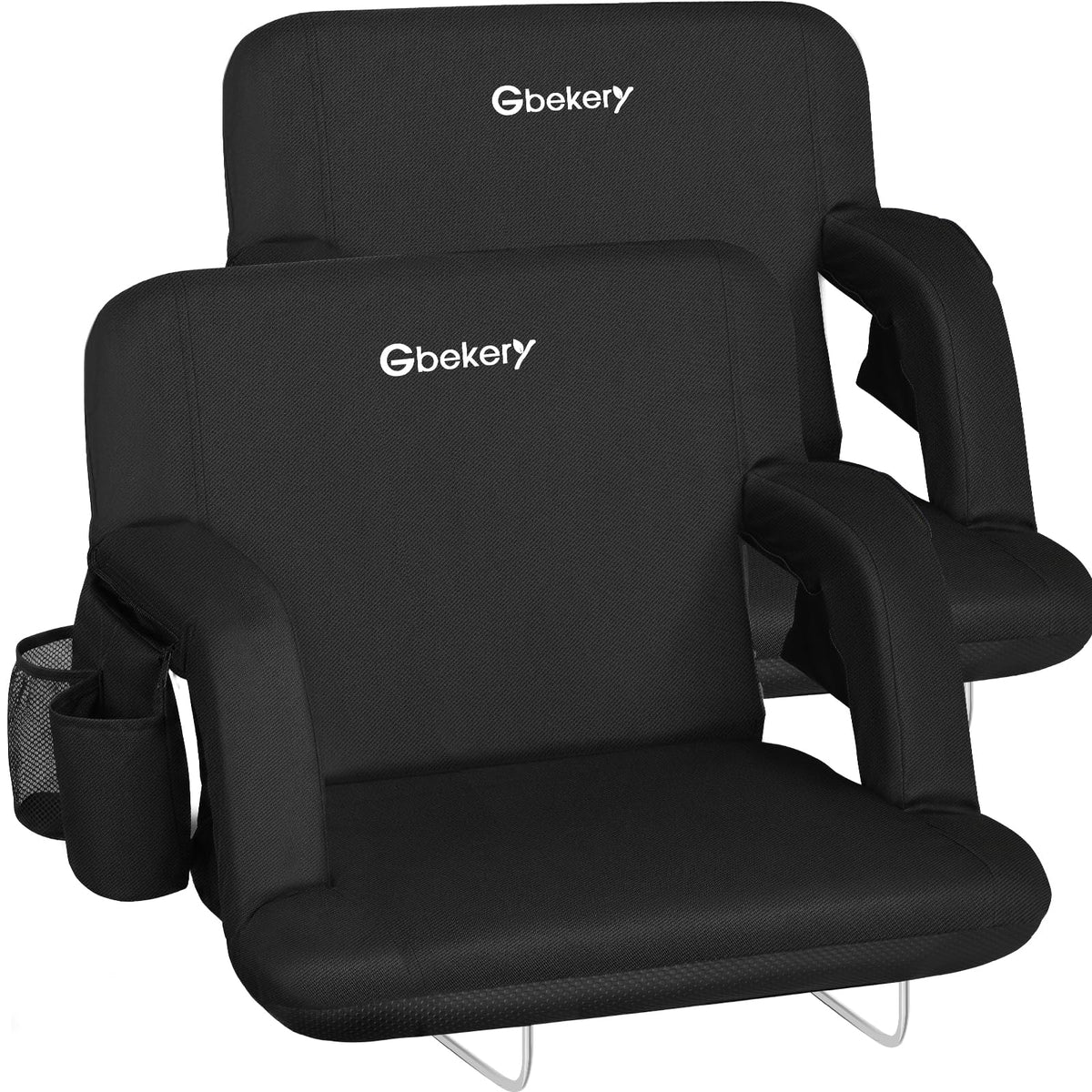 25” Extra Wide Stadium Seats with Back Support 2 Pack W36732