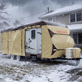 14' ~ 16' Waterproof Windproof Heavy Duty Travel Trailer RV Cover K30780