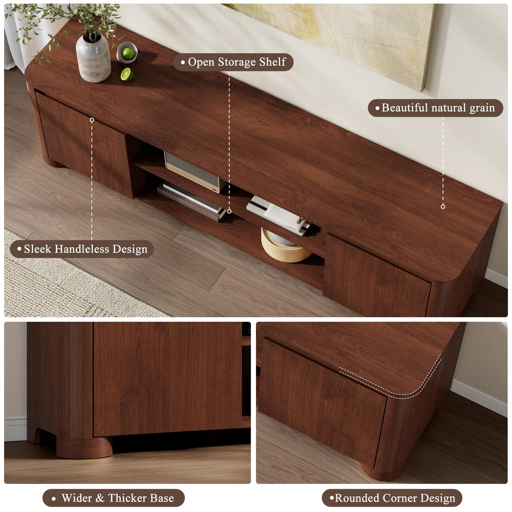 70" Walnut TV Stand Z182135