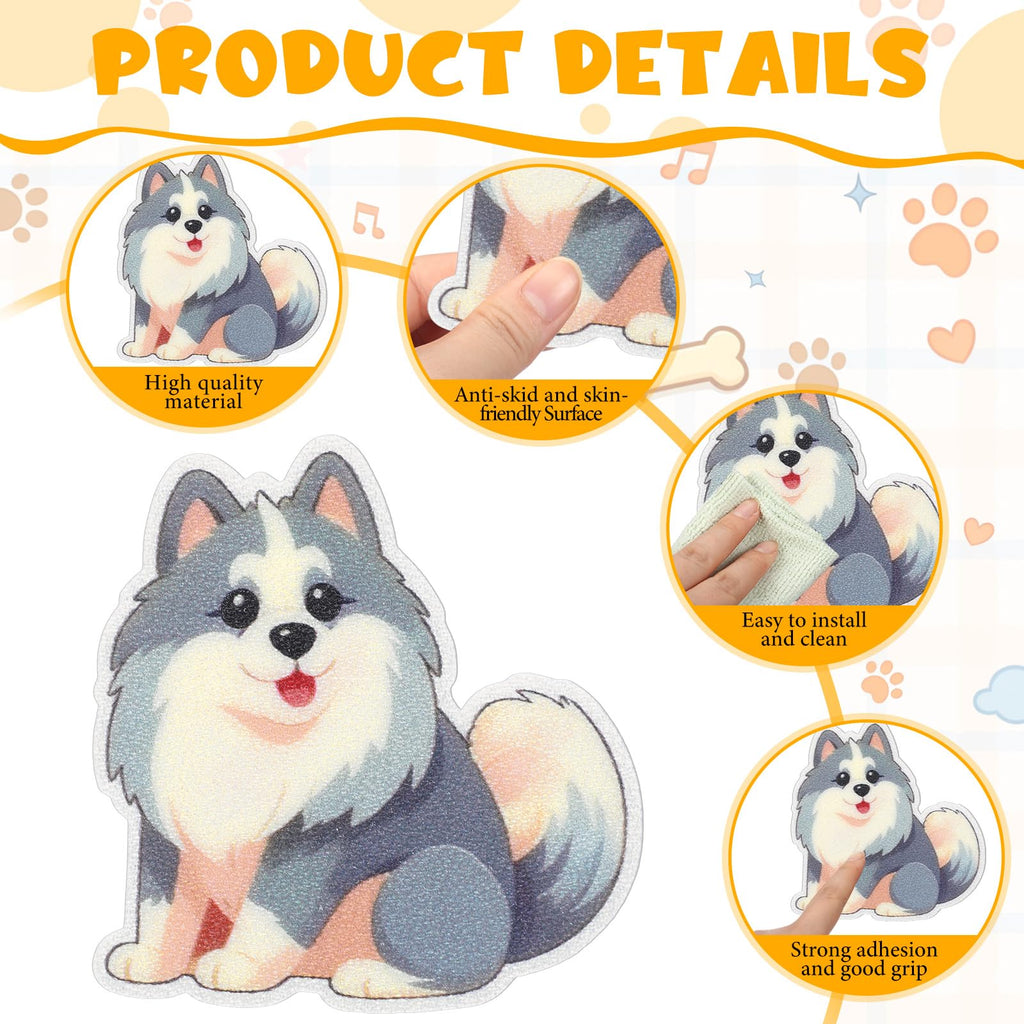 24 Pcs Dog Bathtub Non Slip Stickers Q250